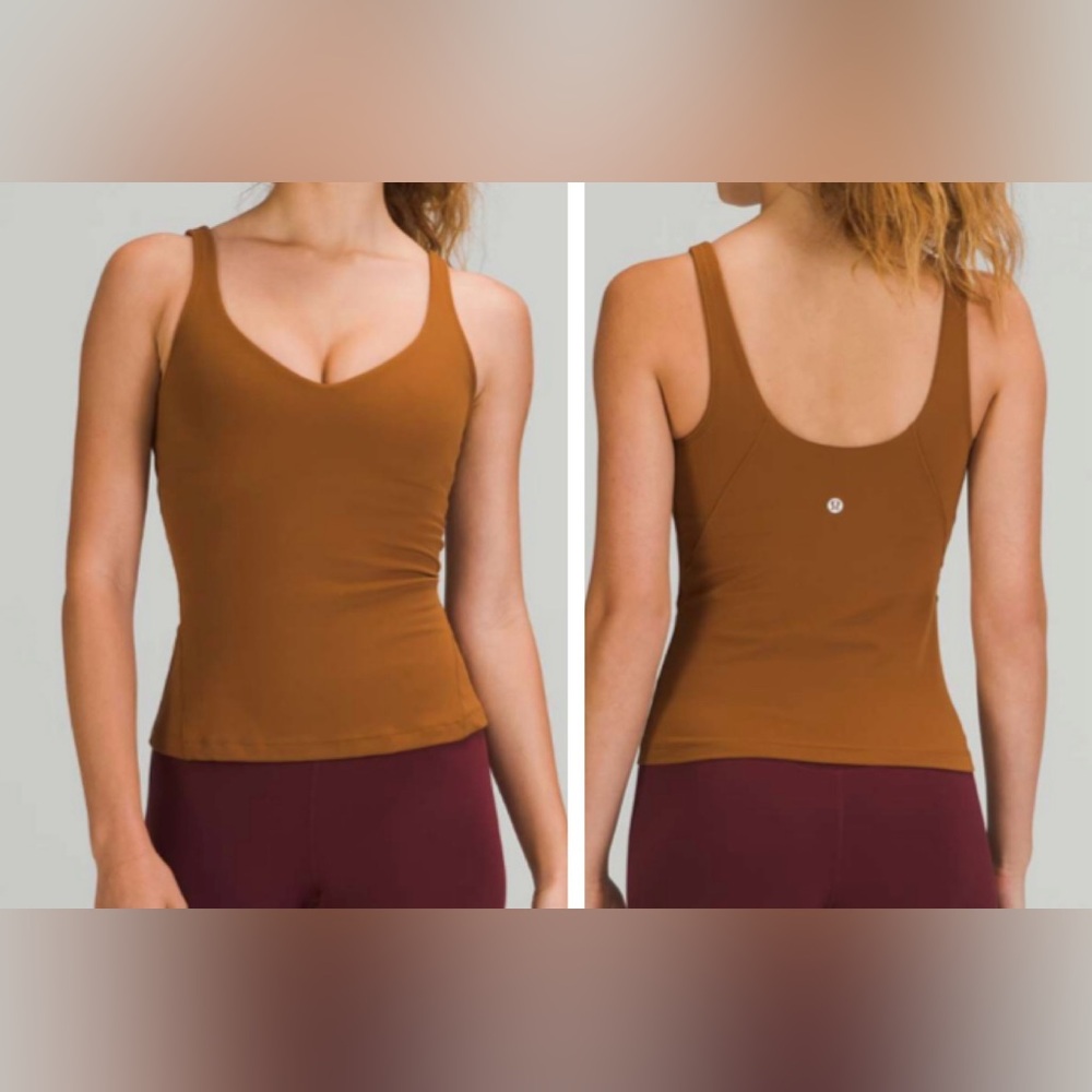 Lululemon Align Waist-Length Tank Copper Brown /Size 4